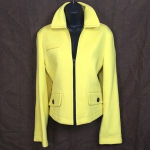 600 West Bright yellow jacket, size S
